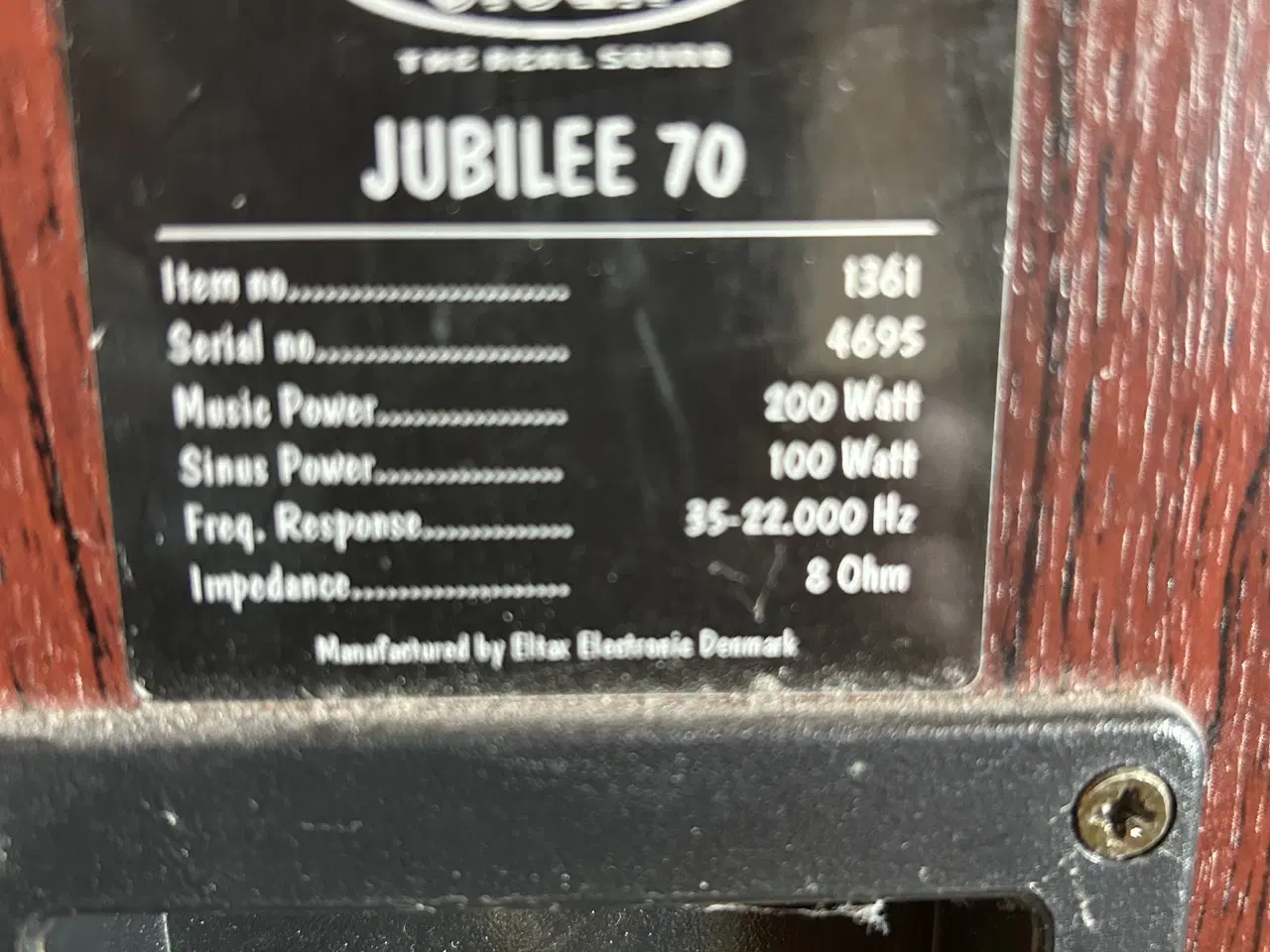 Billede 1 - Eltax højttalere