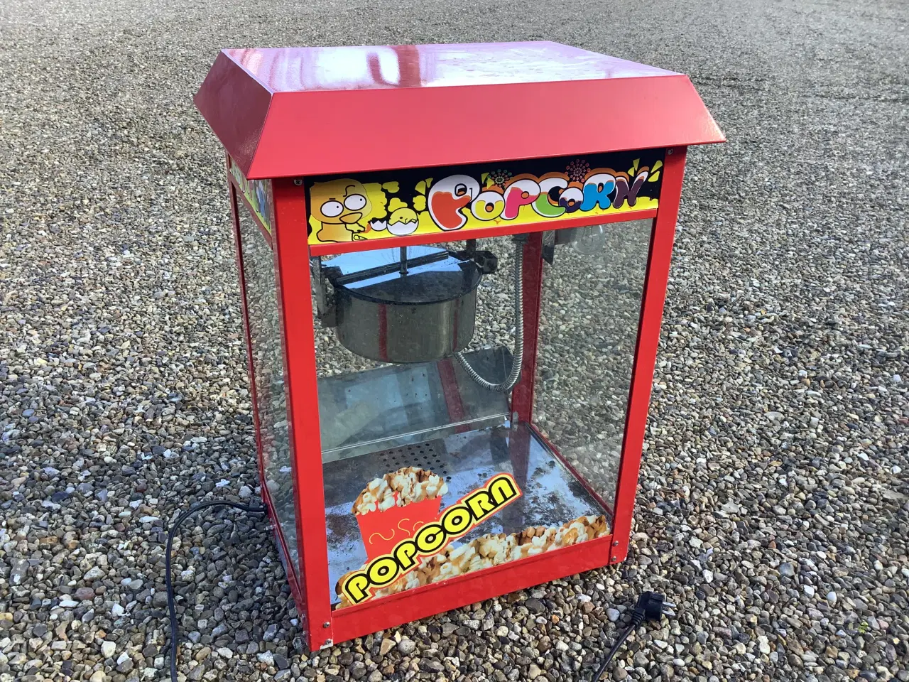 Billede 1 - Popcornmaskine til børnefødselsdag el. andet.