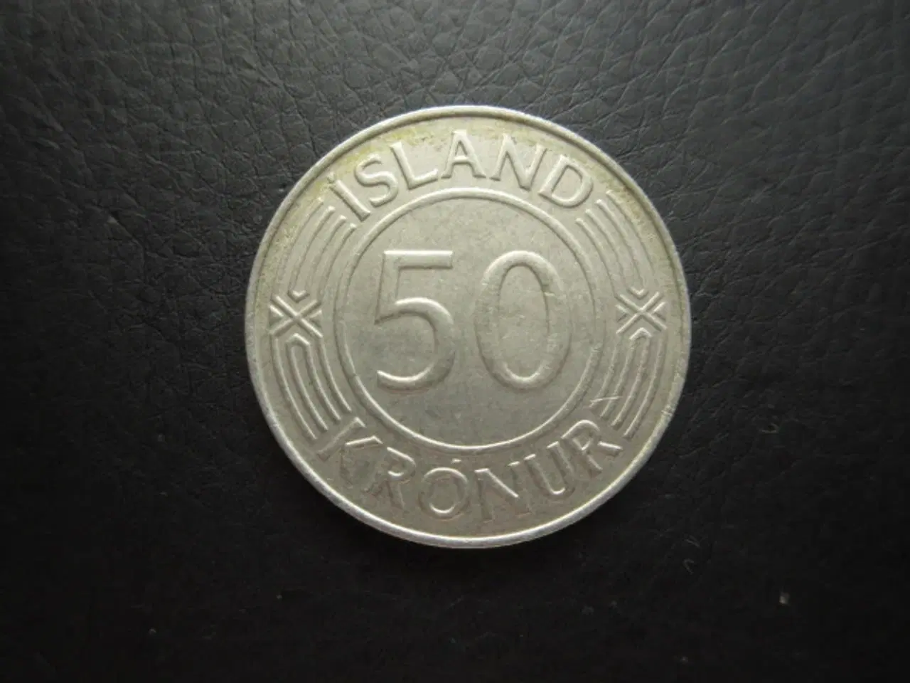 Billede 2 - 50 kronur 1968 erindringmønt Island 
