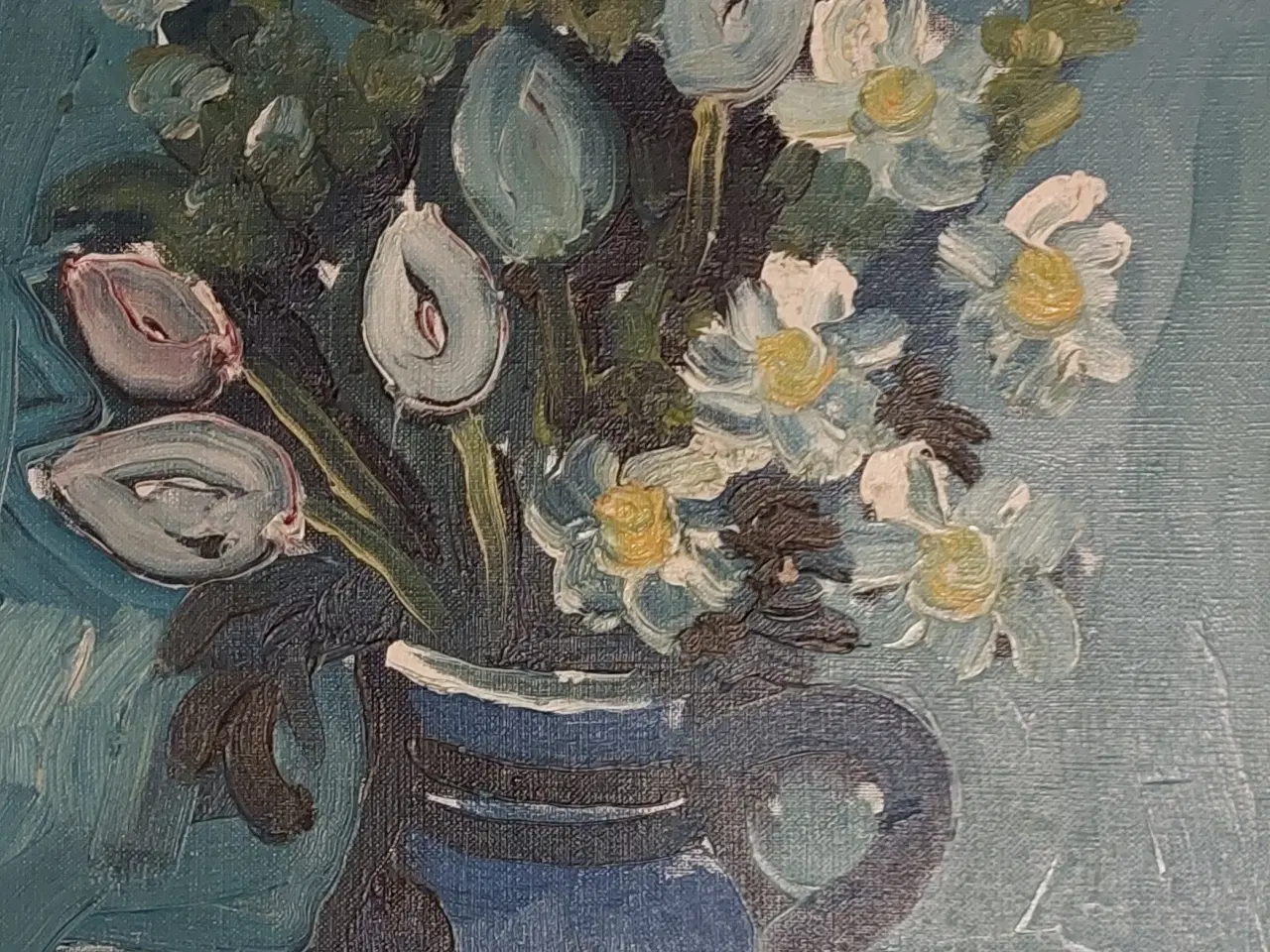 Billede 3 - EYVIND OLESEN - ( 1907 - 1995 )-oliemaleri