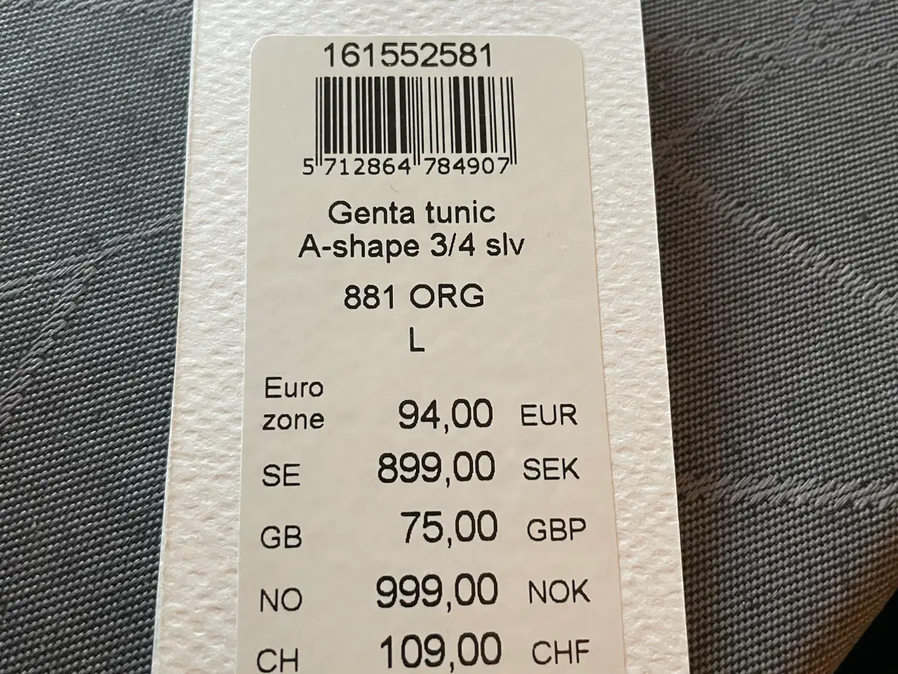 Billede 3 - Skøn Masai tunika i støvet rosa/sort, str. L