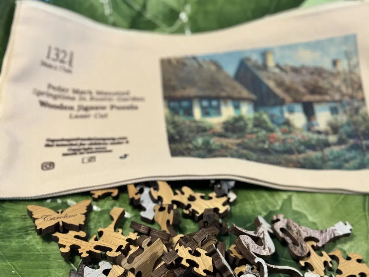 Billede 1 - Puslespil i træ- lasercut