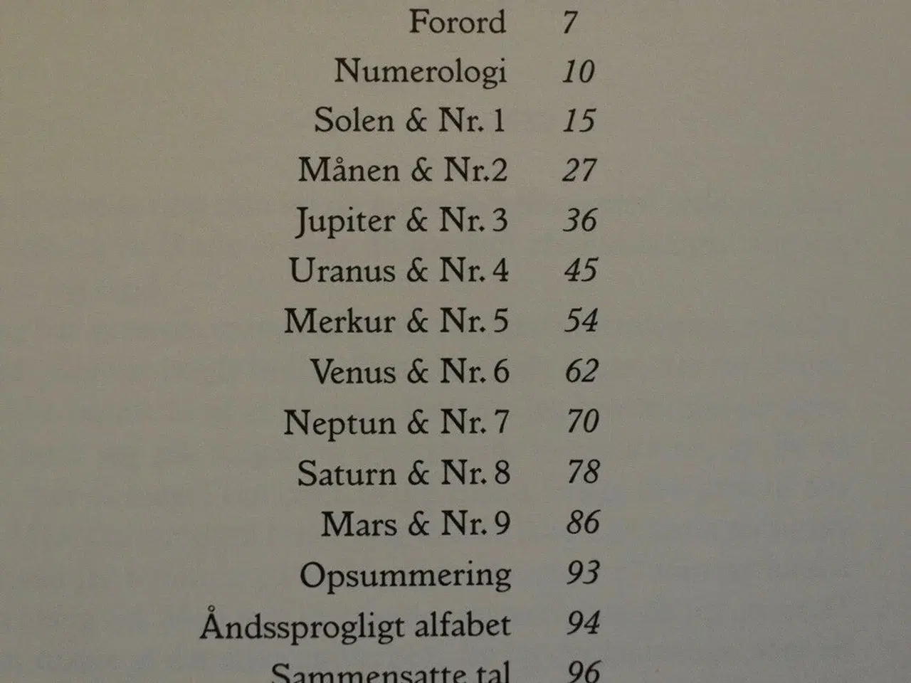 Billede 2 - numerologi - læren om tallene og deres betydning i