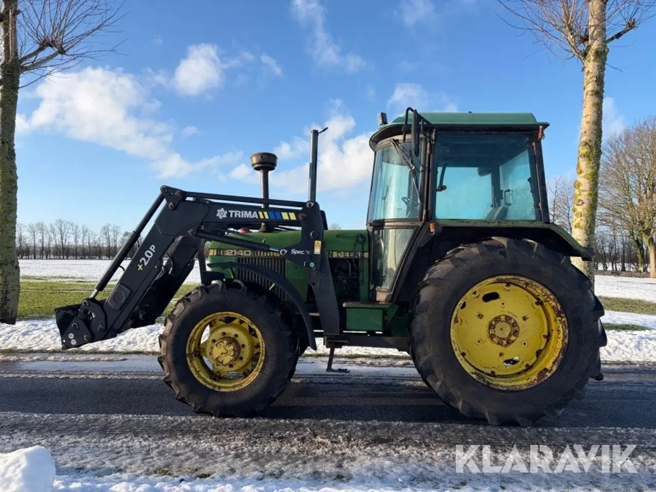 Billede 2 - Traktor John Deere 2140 med frontlift