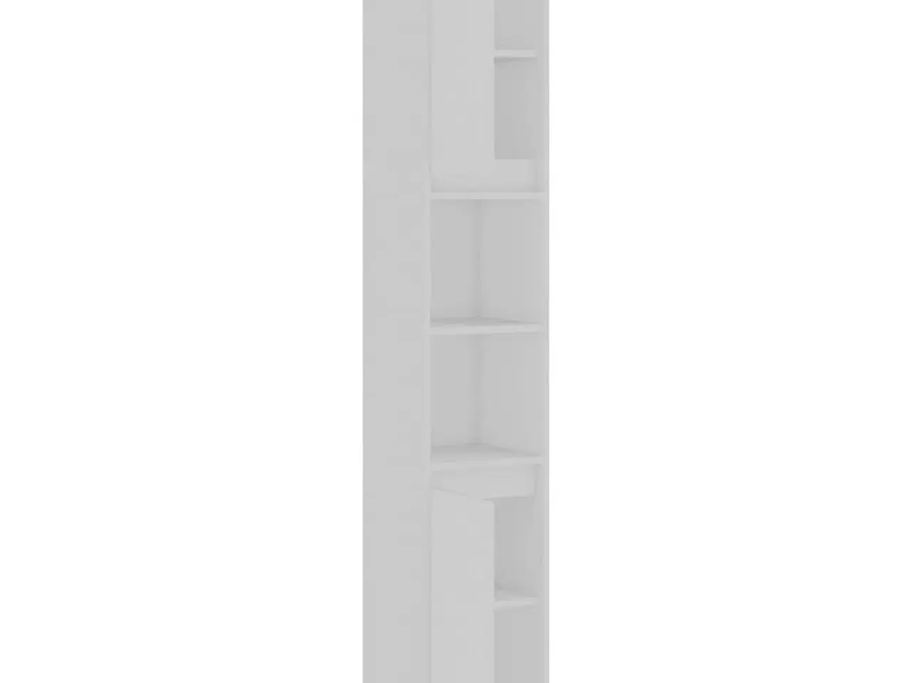 Billede 5 - Badeværelsesskab 30x30x183,5 cm spånplade hvid
