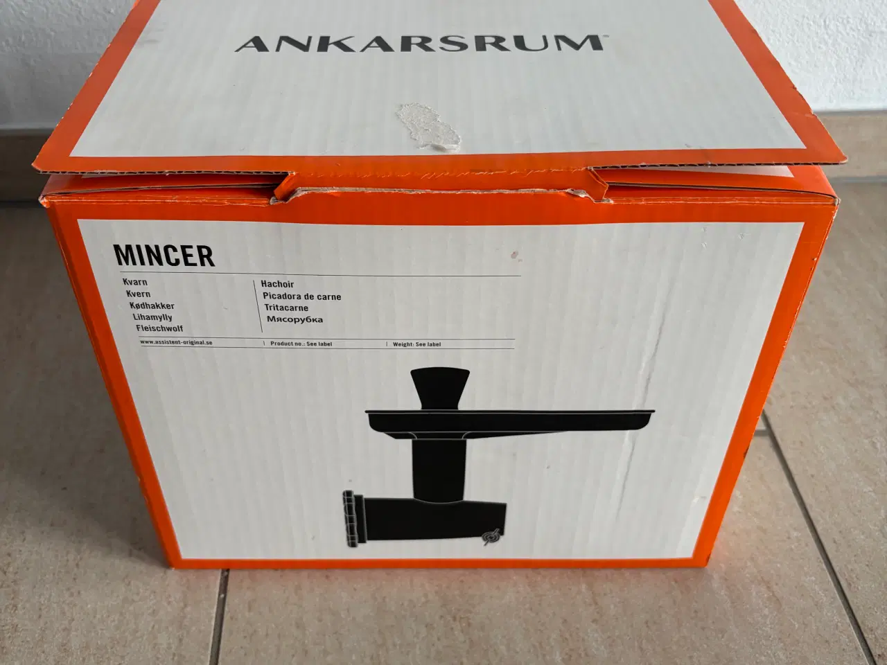 Billede 1 - Kødhakker til Assistent/Ankarsrum