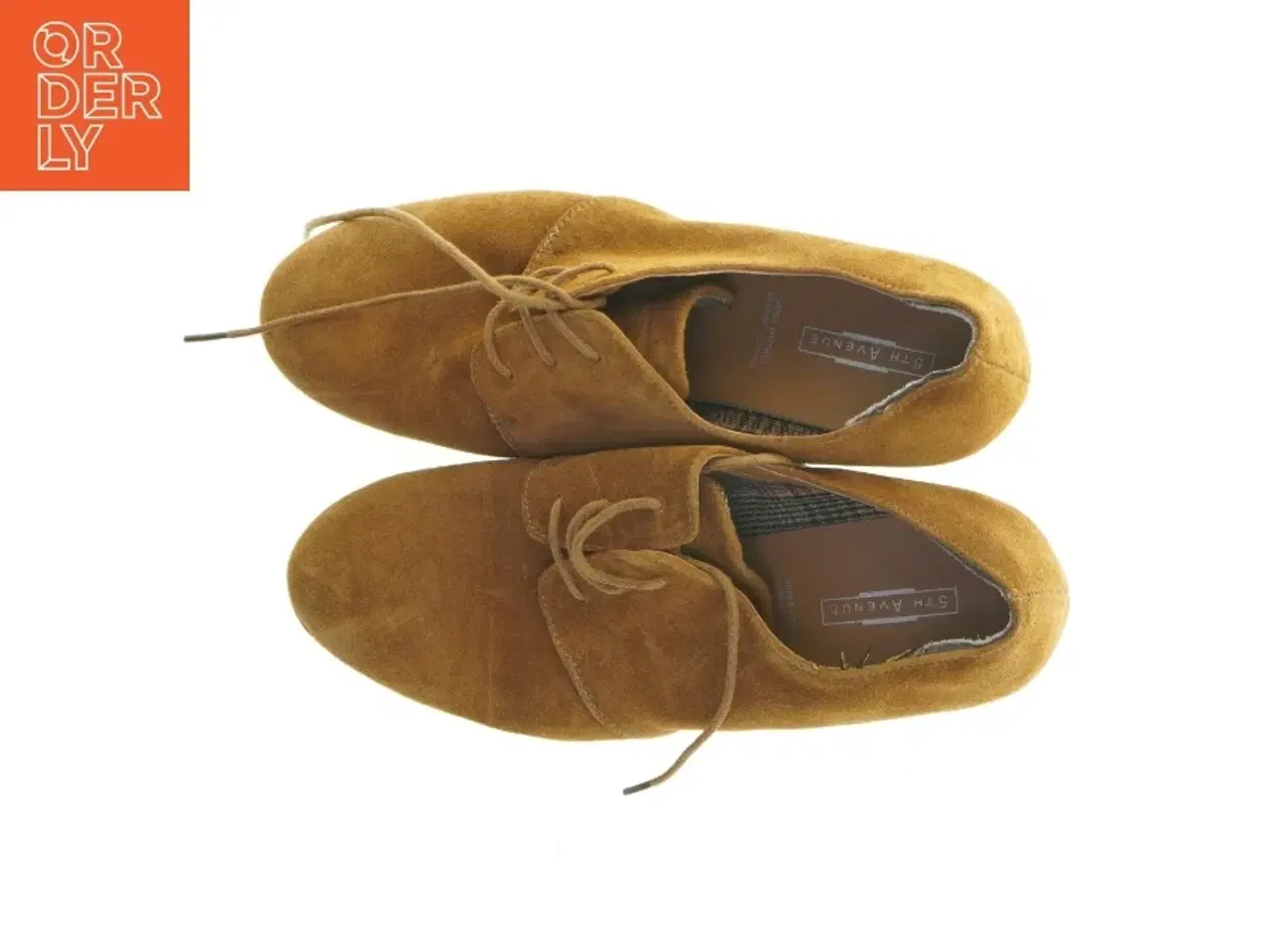 Billede 4 - Ruskindsko med kilehæl fra 5th Avenue (str. 40)