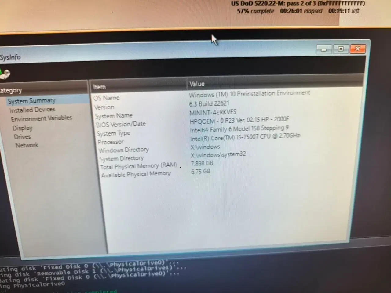 Billede 5 - Skærm 22" m. tastatur HP L2206w (PC medfølger ikke)