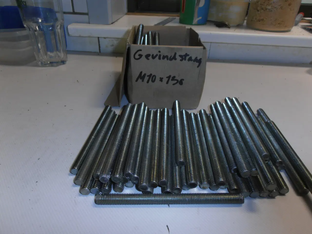 Billede 2 - 10mm Gevindstænger/møtriker m10/m8/m6