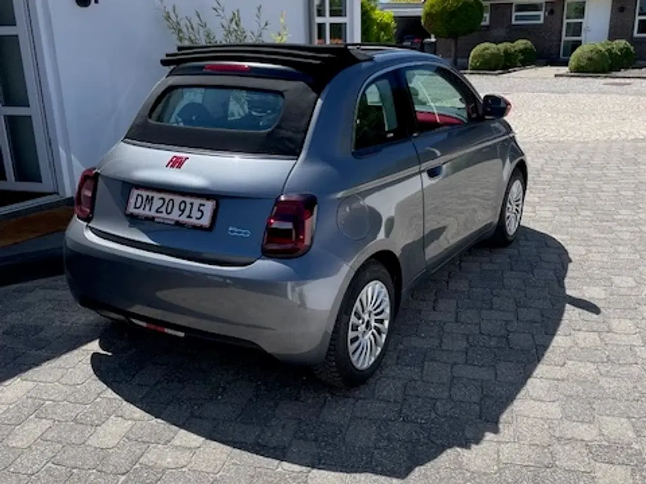 Billede 3 - FIAT 500 E (cabriolet) model RED, som fabriksny