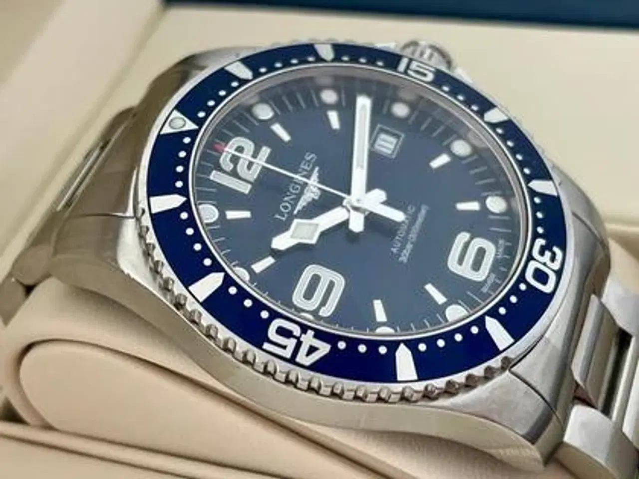 Billede 2 - Longines Hydro Conquest Blå Ø44