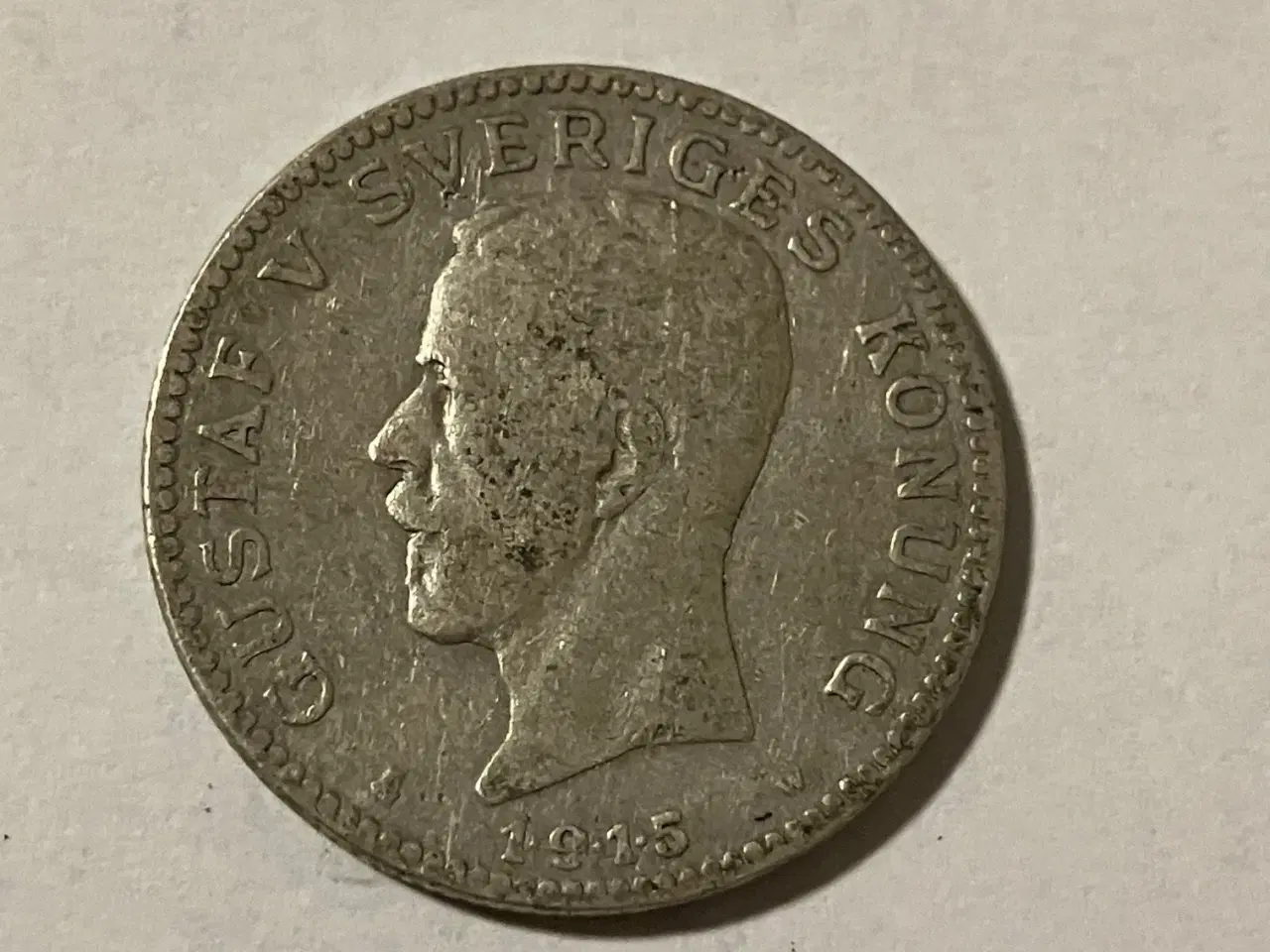 Billede 1 - 1 Krona 1915 Sweden - Silver
