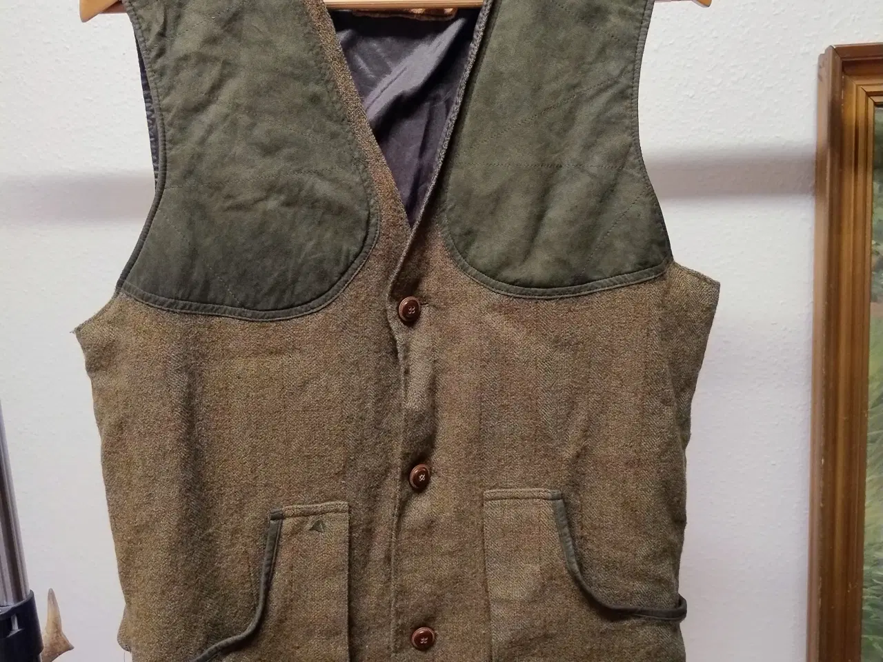 Billede 1 - Laksen tweed skydevest 