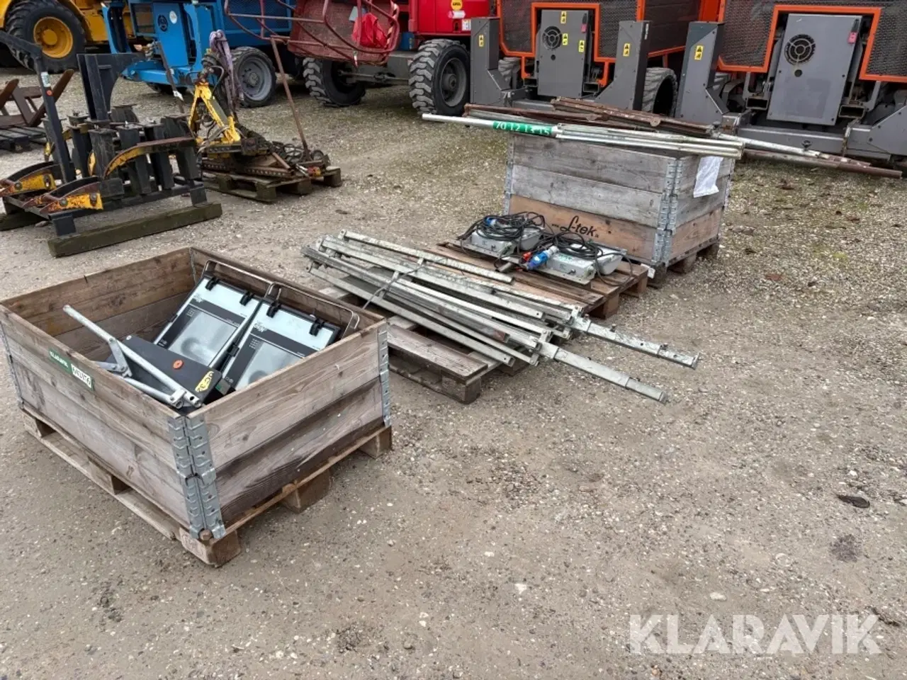 Billede 1 - Byggeplads belysning 4 paller
