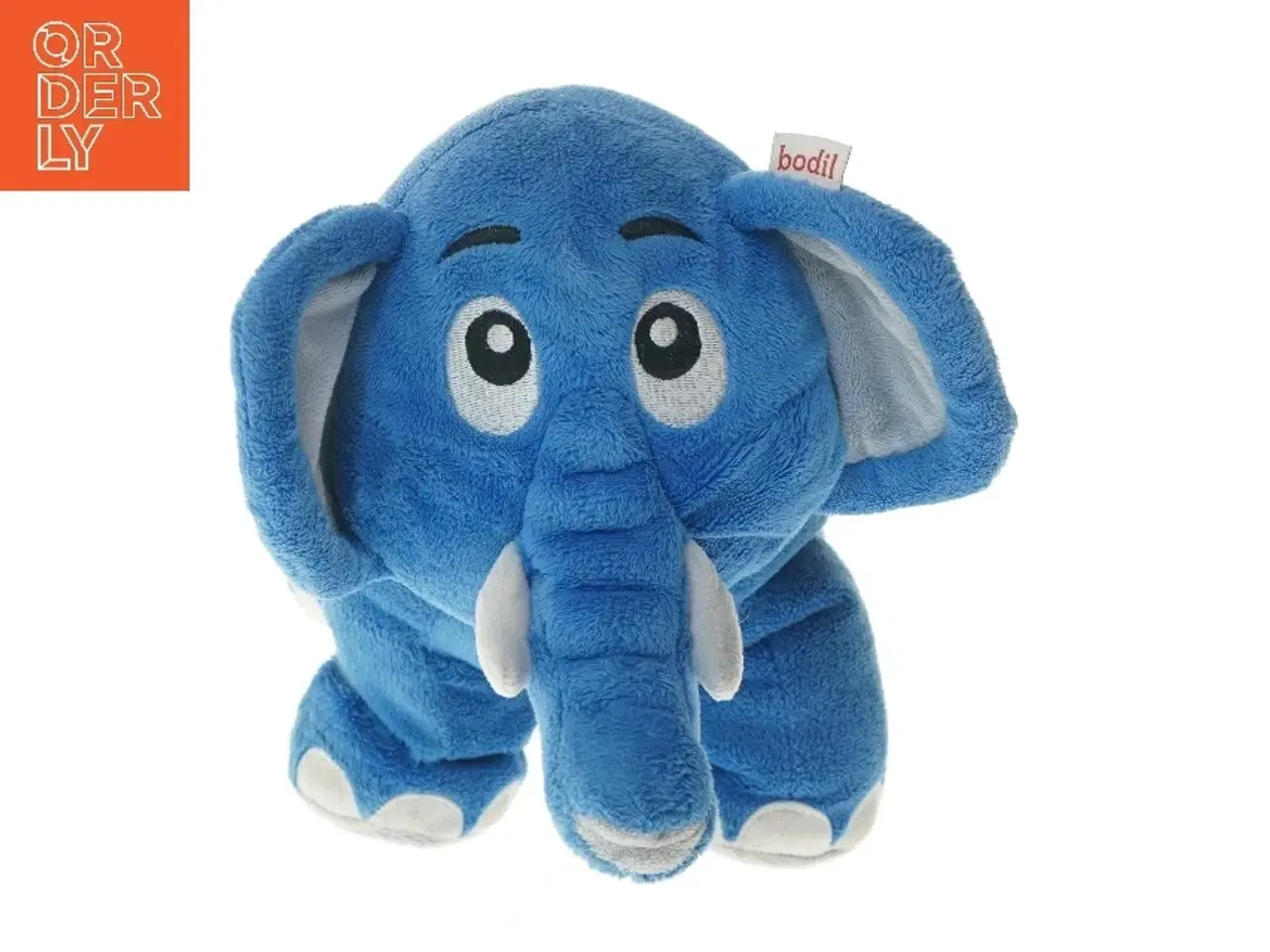 Billede 1 - Blå Bodil elefant tøjdyr fra Krea (str. 43 cm)