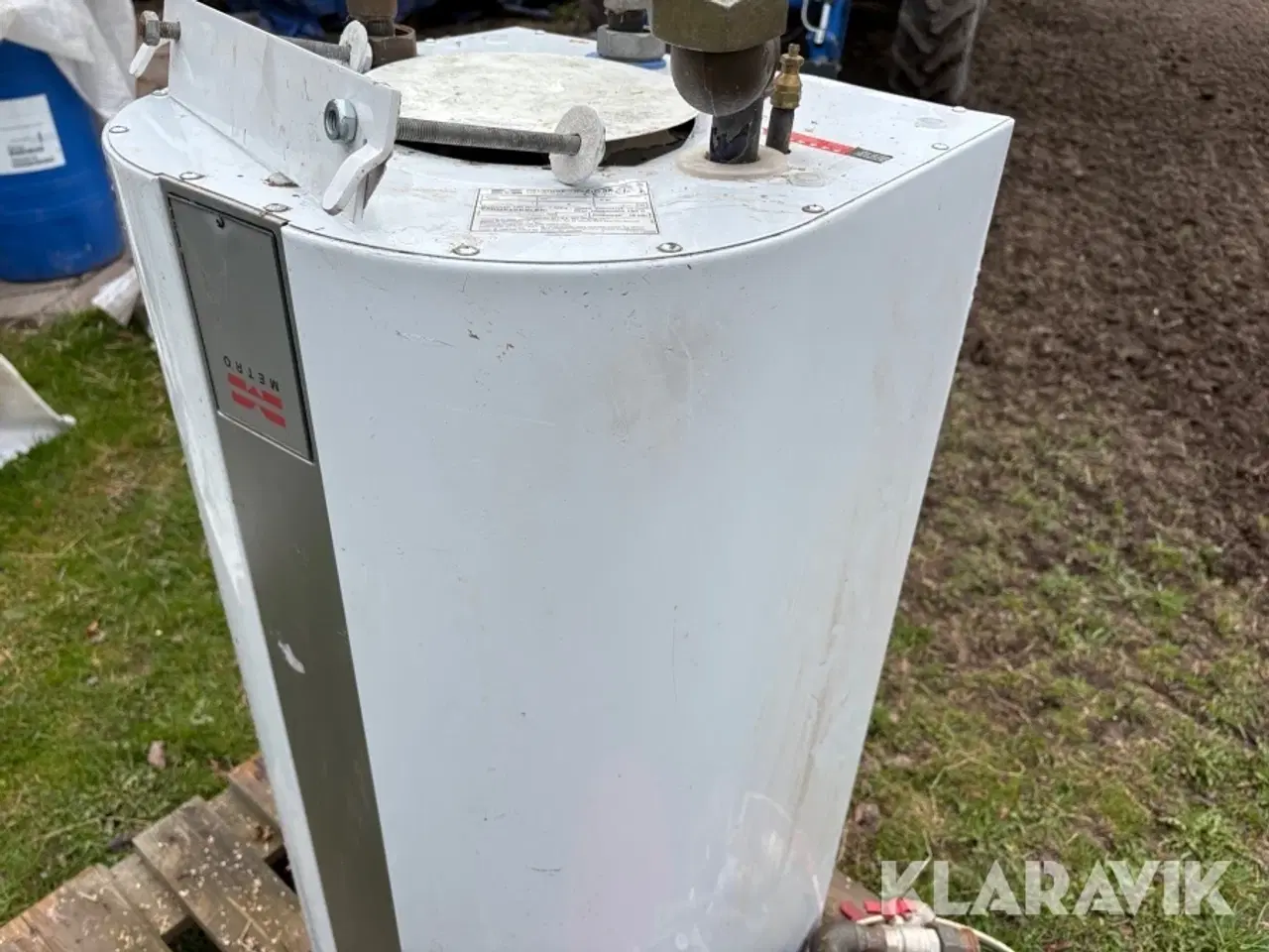 Billede 8 - Varmtvandsbeholder med cirkulationspumper og ekspansionsbeholder Methro Therm, Grundfos og Varem