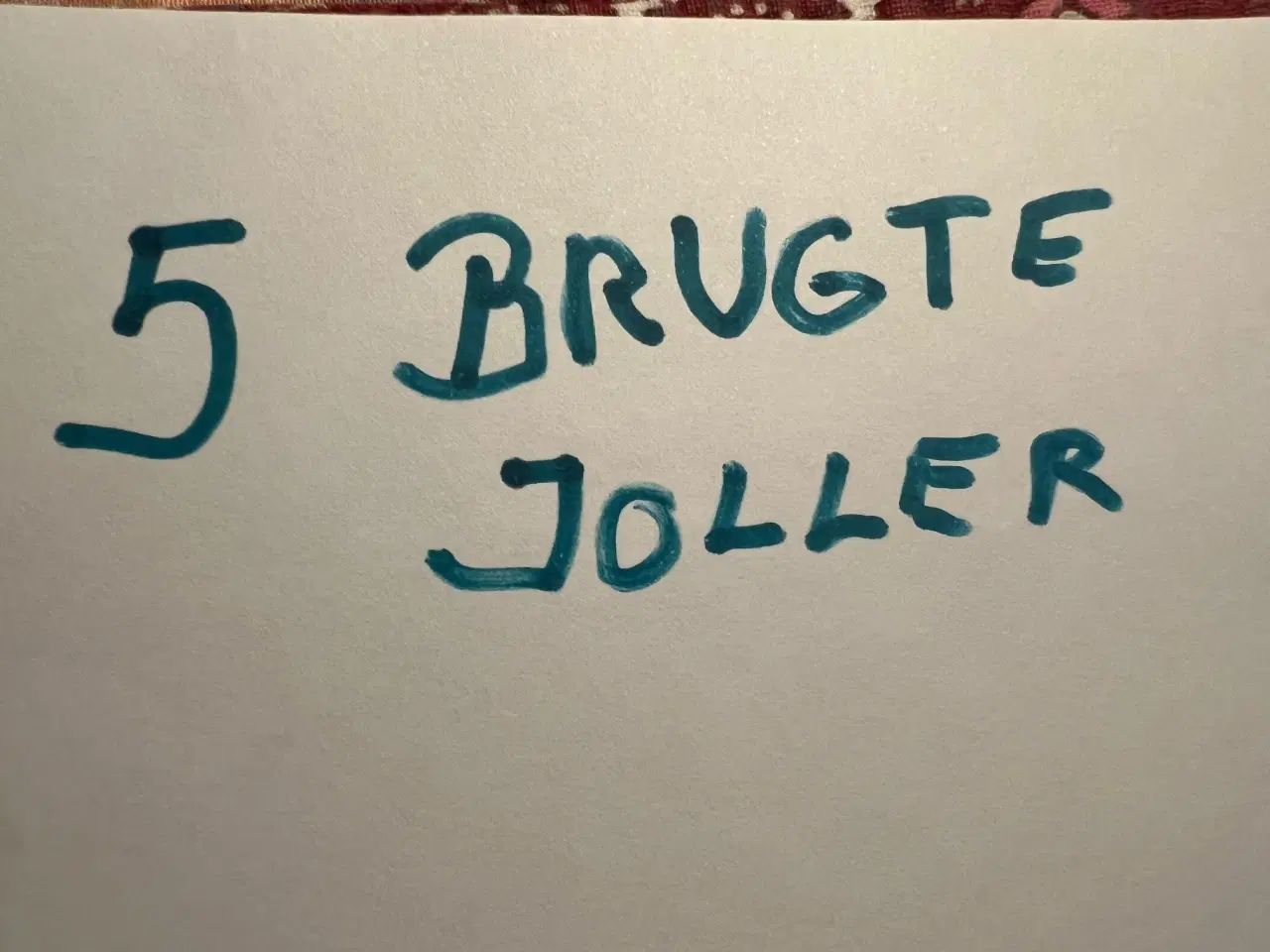 Billede 1 - 5 stk. brugte  Joller sælges
