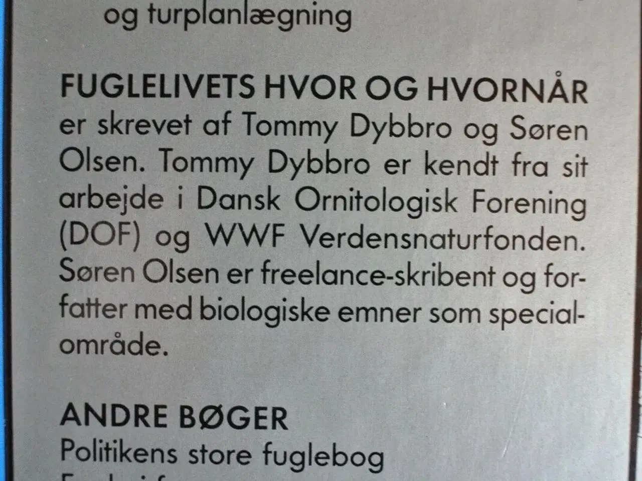 Billede 5 - fuglelivets hvor og hvornår, af tommy dybbro og sø