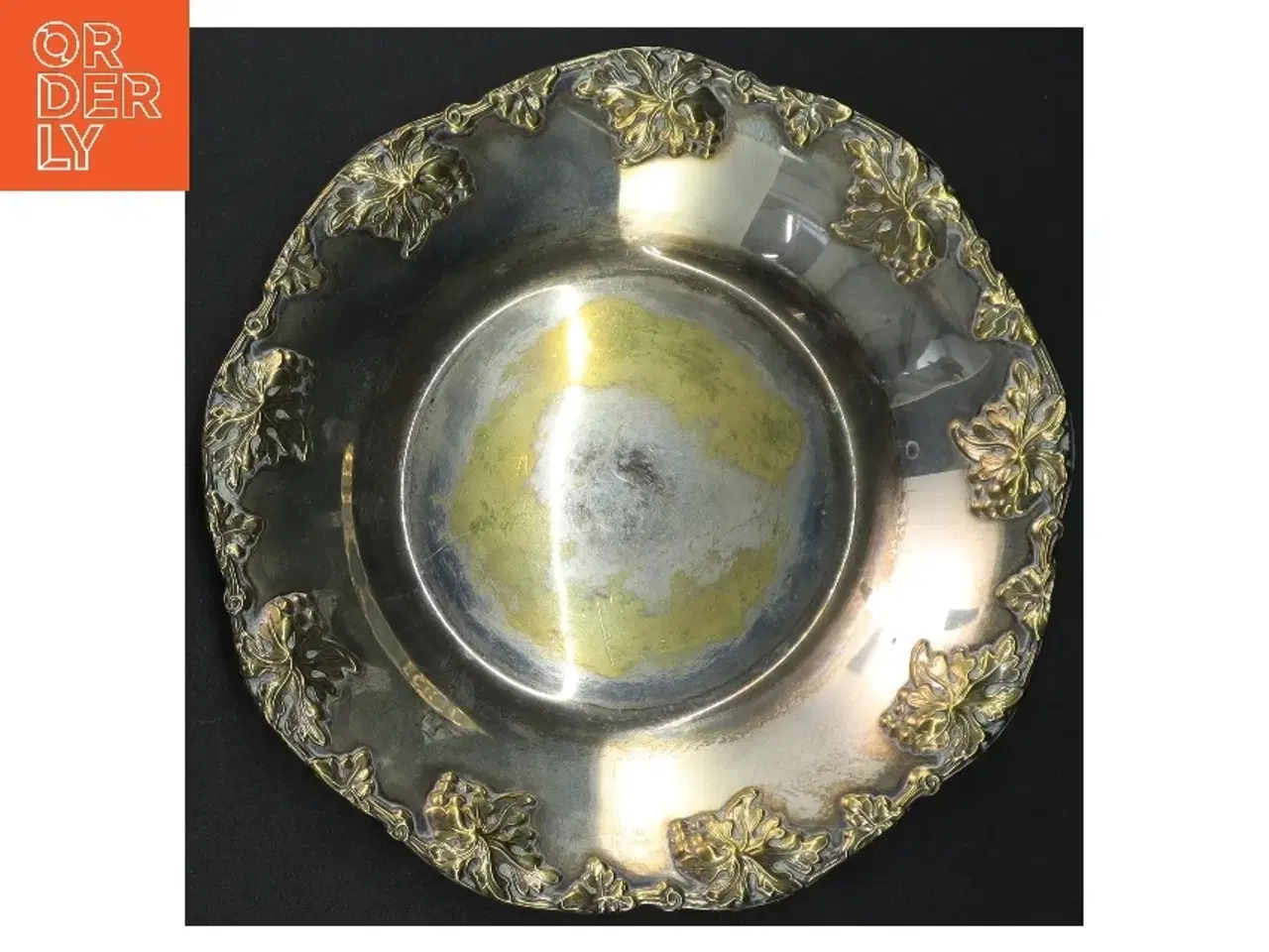 Billede 4 - Dekorativ sølvpletfad (str. 20 cm)