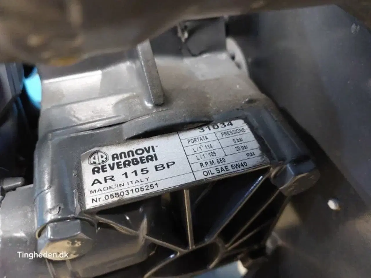 Billede 2 - Annovi Reverberi Vandpumpe AR115 BP 20 bar