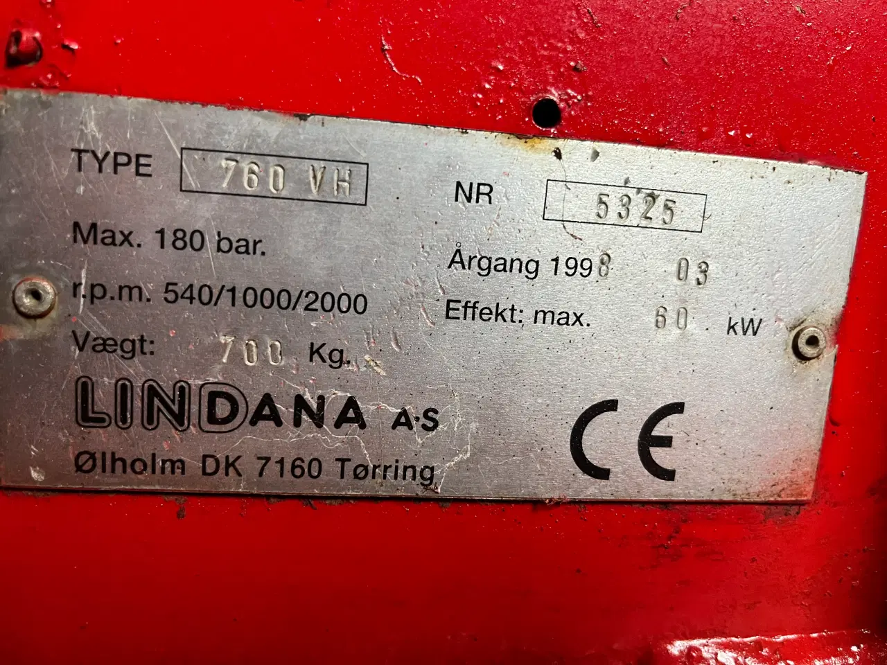 Billede 6 - Flishugger Lindana TP 760 VH årgang 1998. 