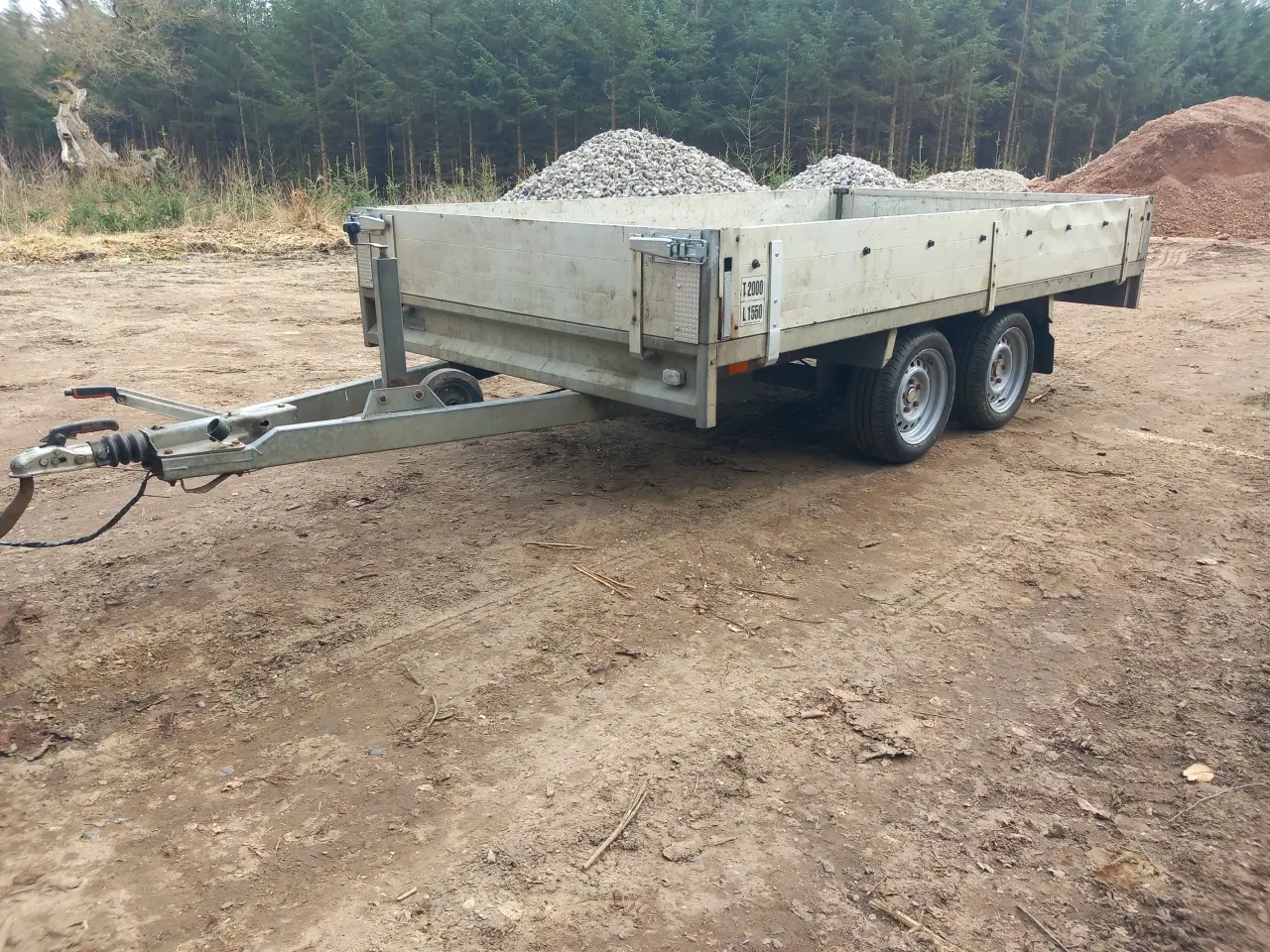 Billede 3 - Nysynet Anssems 2000kg. boogietrailer sælges 