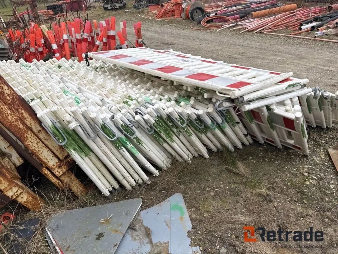 Billede 5 - - - - Afspærring 15stk med fødder