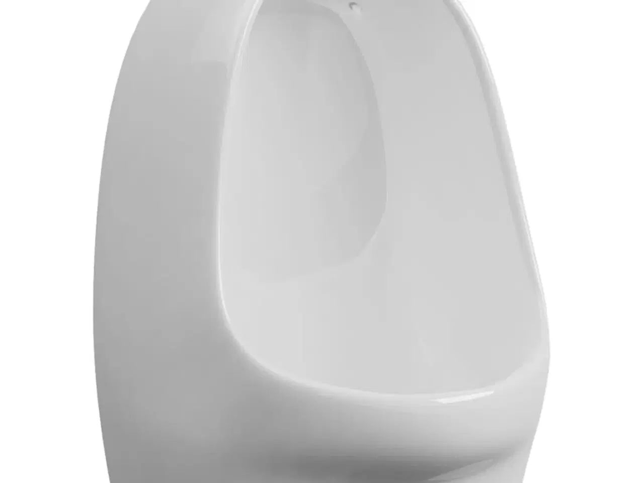 Billede 5 - Væghængt urinal med skylleventil keramisk hvid