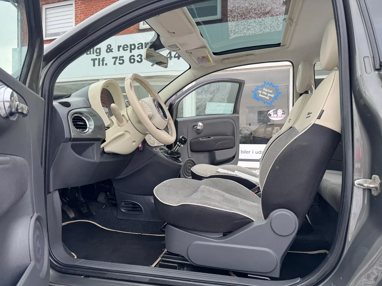 Billede 14 - Fiat 500 Nysyn Økonomisk køre langet 27 K/L