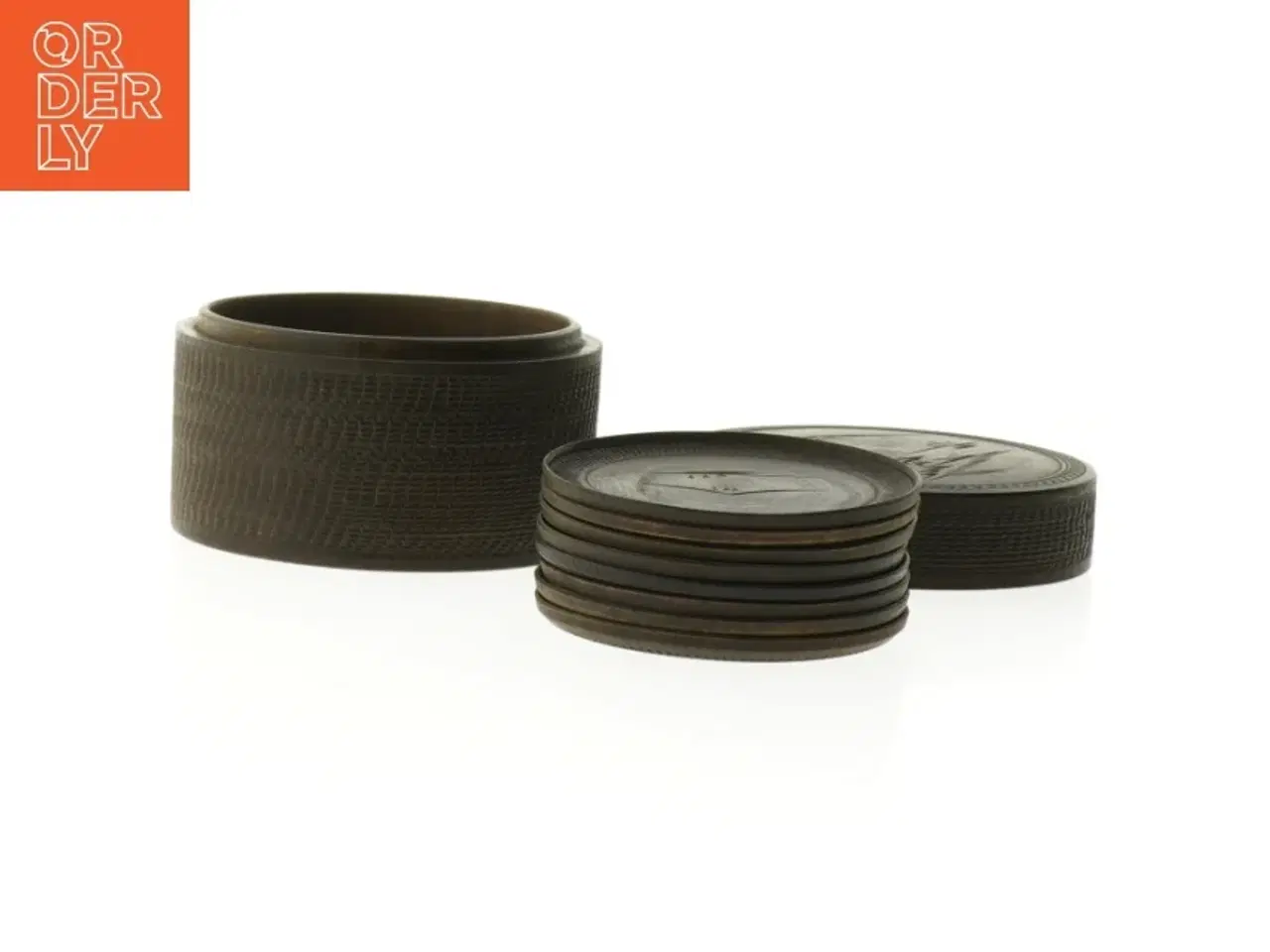 Billede 6 - Sorte lak flaske bakker med japansk design