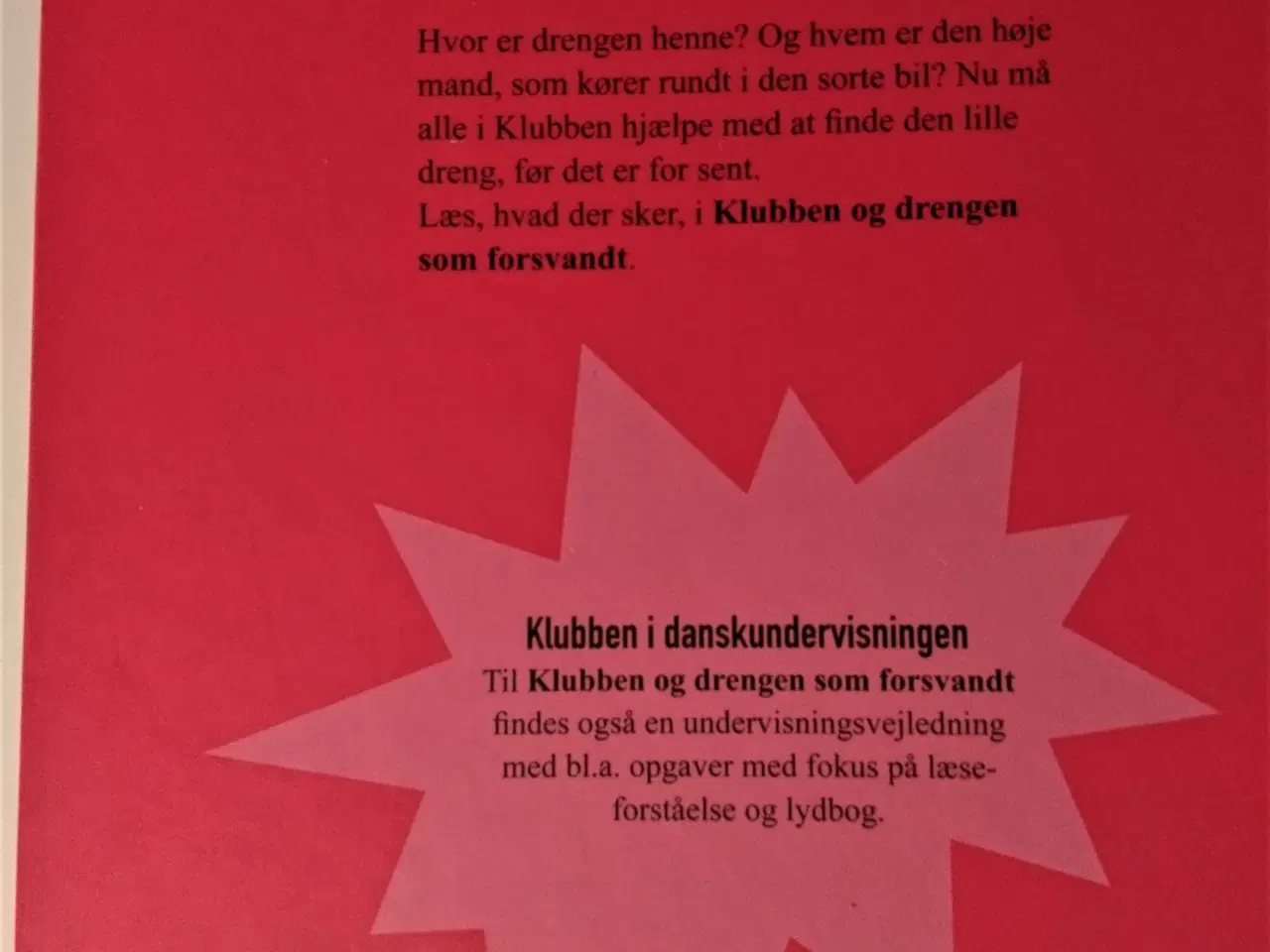 Billede 2 - Klubben og drengen som forsvandt af Lena Hultgren