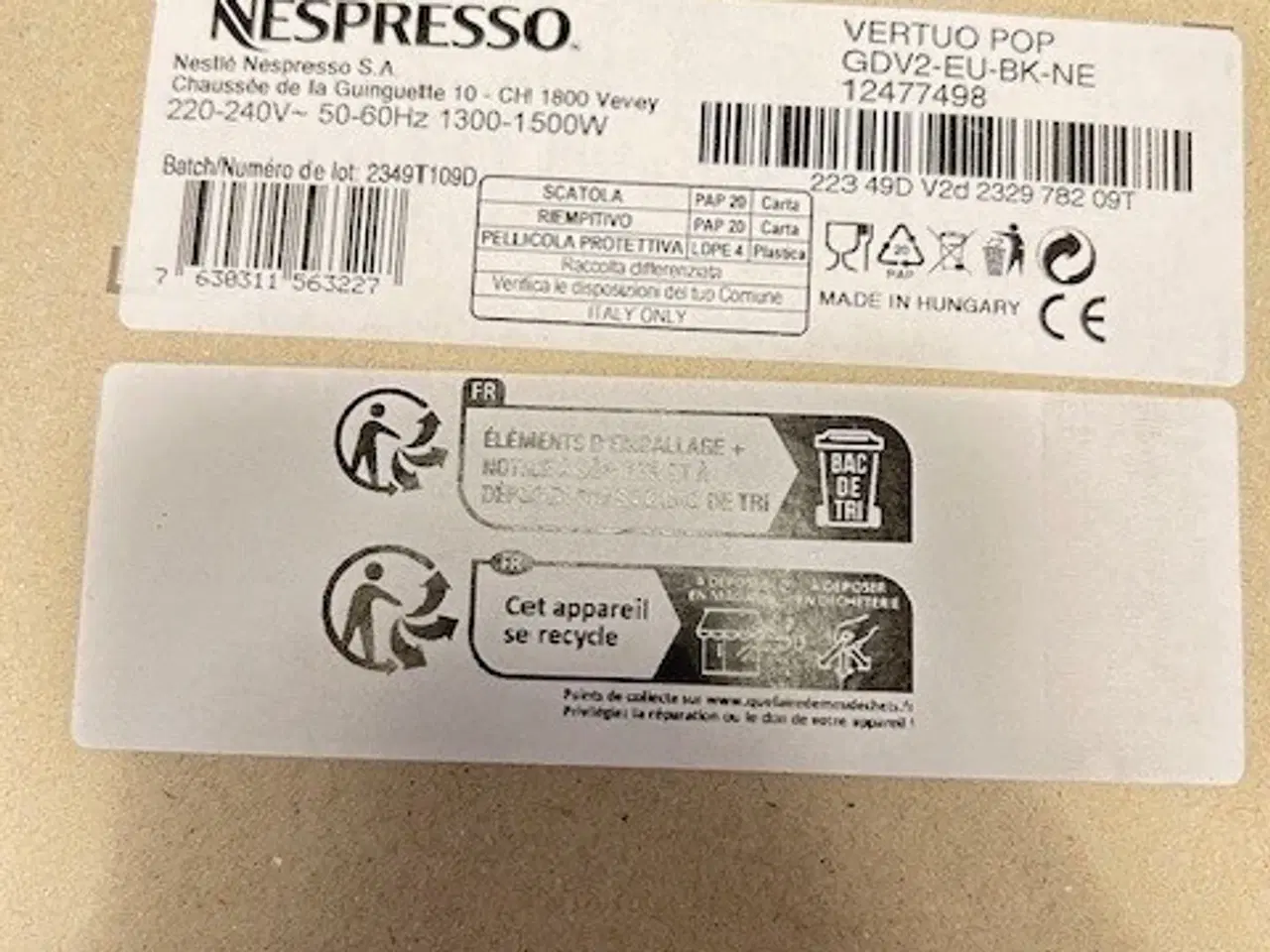 Billede 4 - Helt ny. Nespresso Vertuo pop