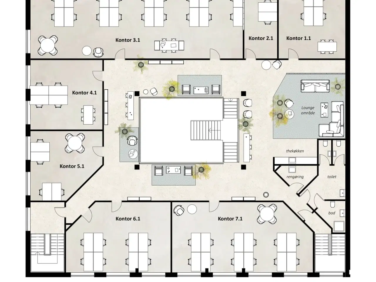 Billede 6 - Nyt Inspirerende & Stilrent Co-Working