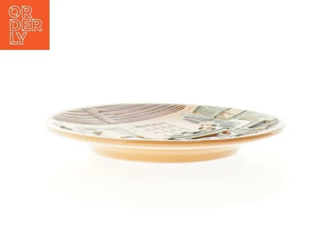 Billede 4 - Johgus Bornholmsk keramik Dekorationstallerken (str. O 22 cm)