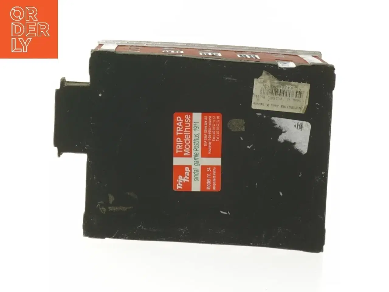 Billede 4 - Rød miniature bygning fra Trip Trap (str. 16x16x12 cm)