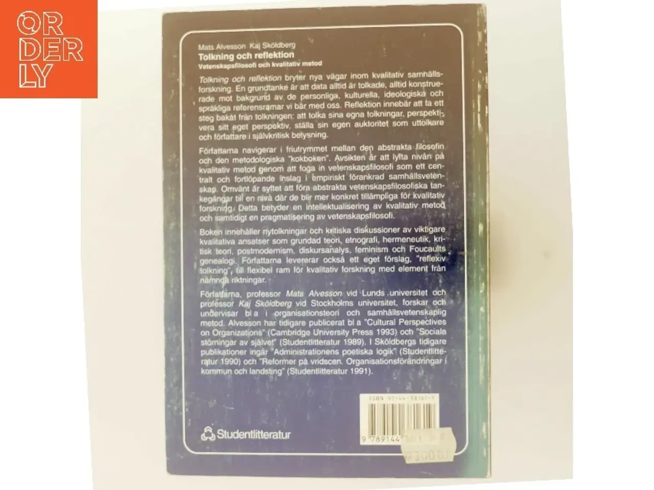 Billede 3 - Tolkning och reflektion : vetenskapsfilosofi och kvalitativ metod (Bog)