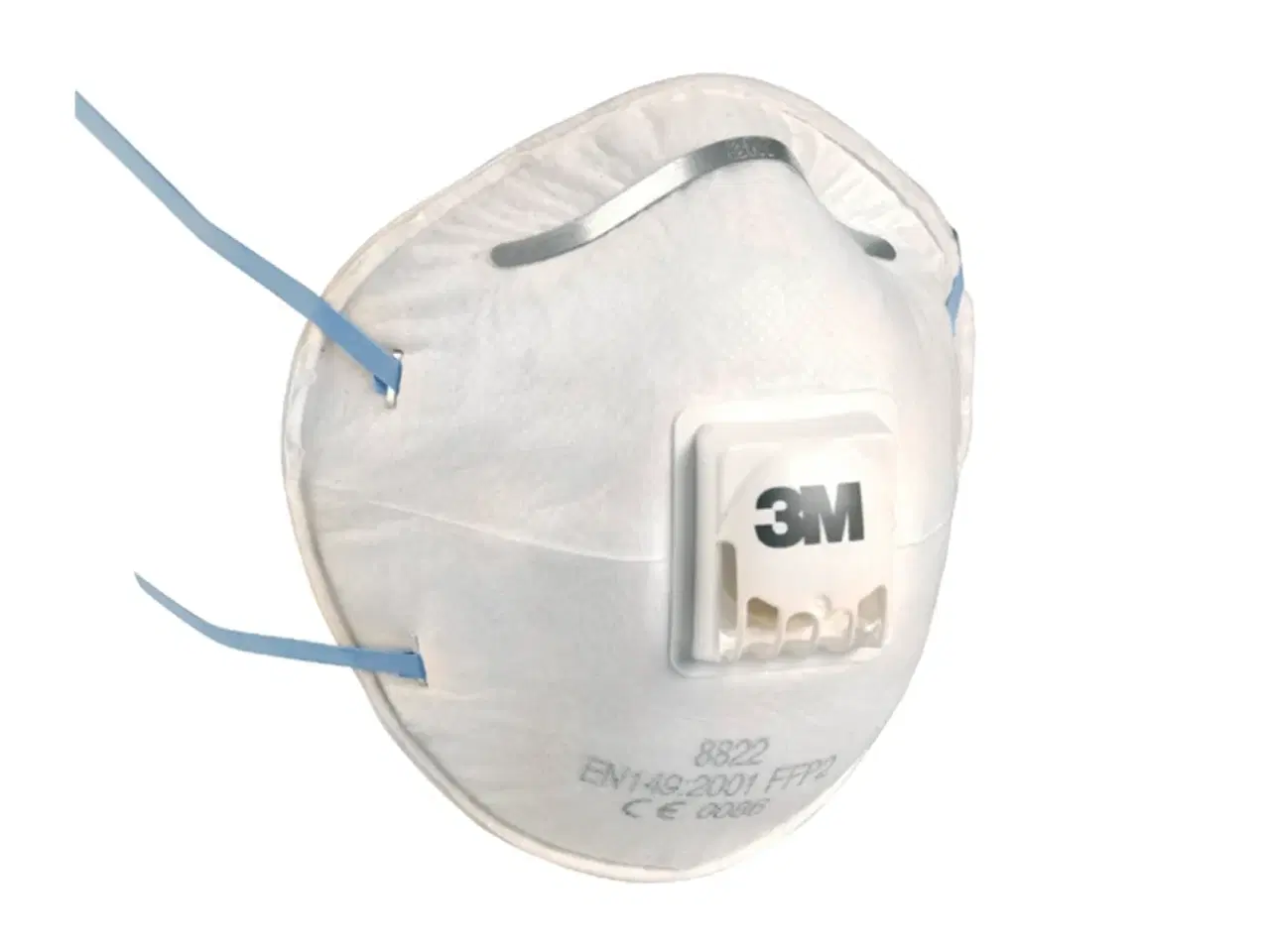 Billede 1 - Filtrerande halvmask 3M 8822 FFP2V (10 stk)