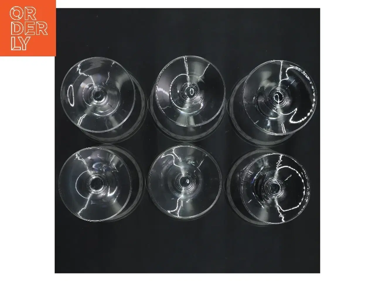 Billede 2 - Sæt med seks drikkeglas fra Holmegaard, Ejby (str. Ø 7x12 cm)