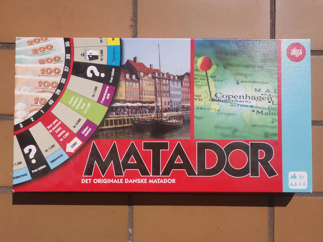 Billede 1 - UBRUGT Matador Brætspil med København forside