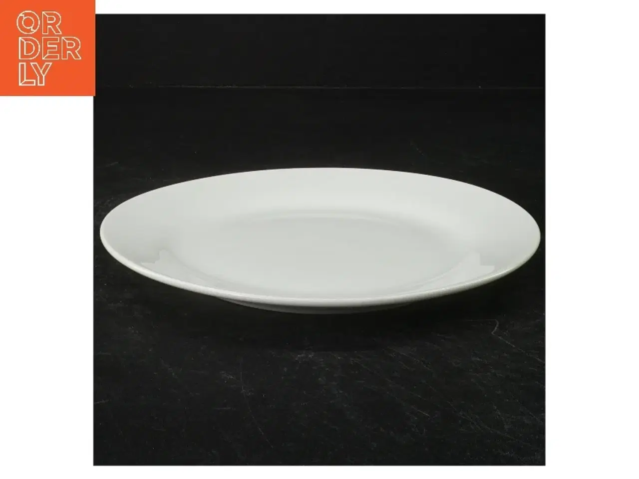 Billede 2 - Hvid tallerken (str. 19,5 cm)