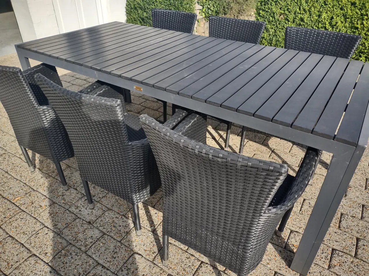 Billede 1 - Havebord, nonwood m. 6 stole