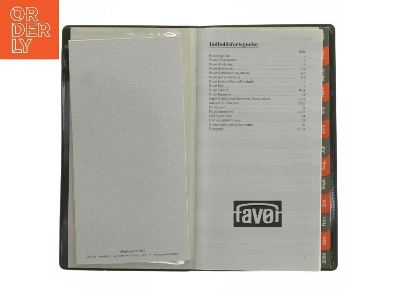 Billede 3 - Kalender 1999 fra Favor (str. 17,5x10 cm)