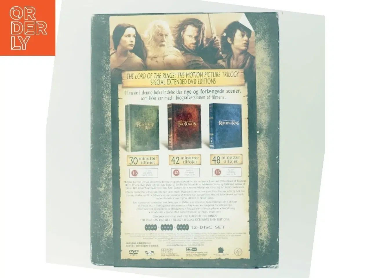 Billede 3 - The Lord of the Rings: The Motion Picture Trilogy med Ukendte (DVD)