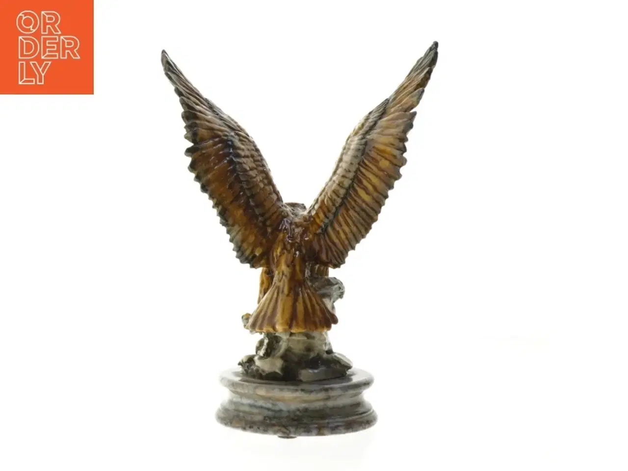 Billede 3 - Keramisk ørn figur (str. 26 cm)