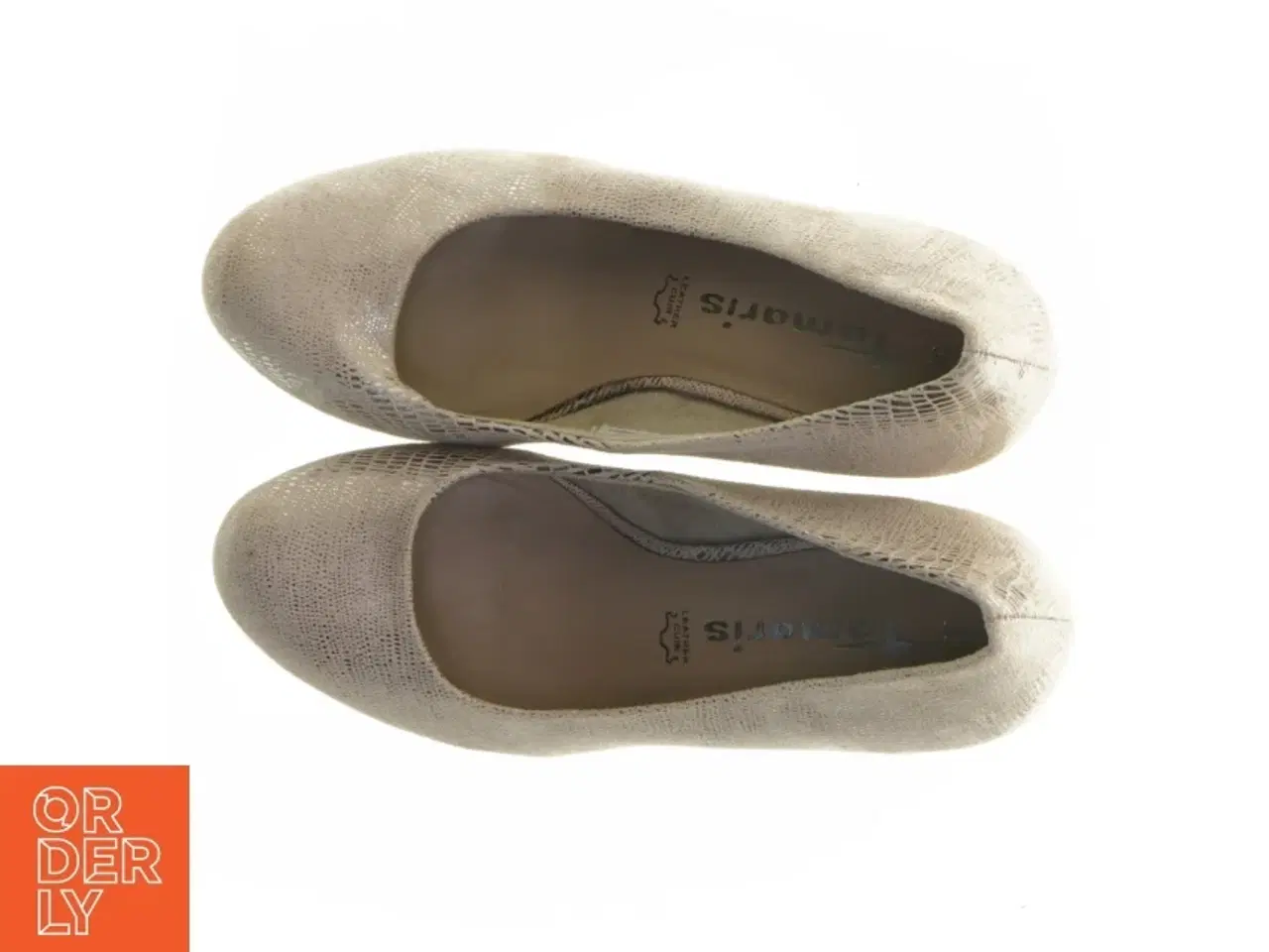 Billede 4 - Beige højhælede sko fra Tamaris (str. 36)