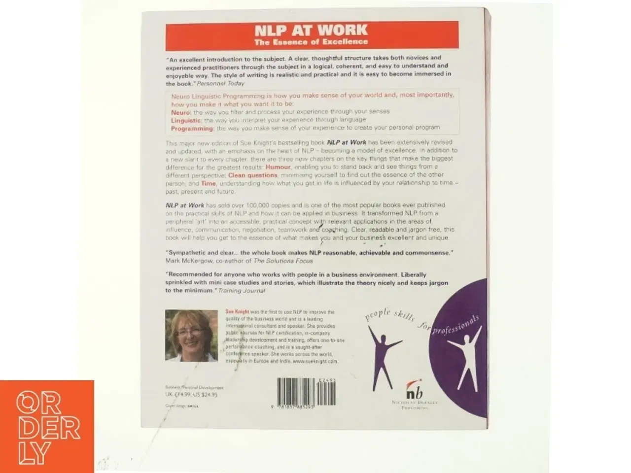 Billede 3 - NLP at Work : The essence of excellence af Sue Knight (Bog)