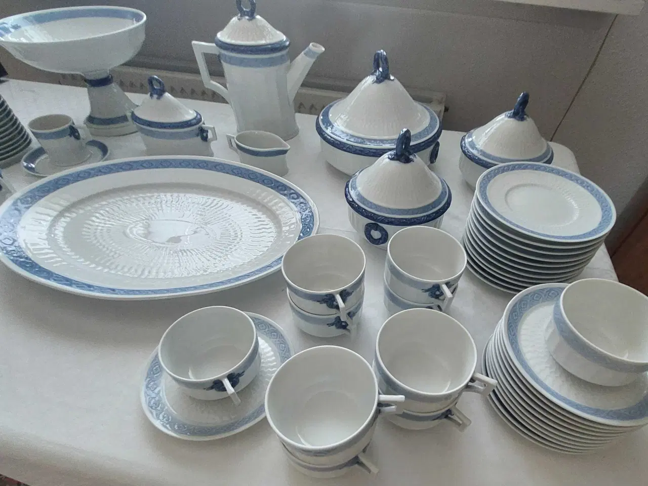 Billede 4 - Blå Vifte Royal Copenhagen Spisestel