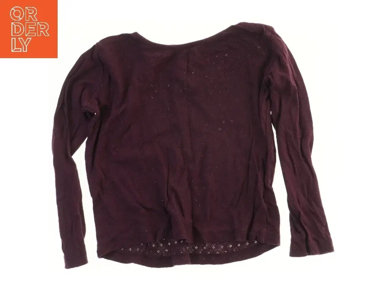Billede 1 - Bordeaux langærmet bluse fra VRS (str. 116)