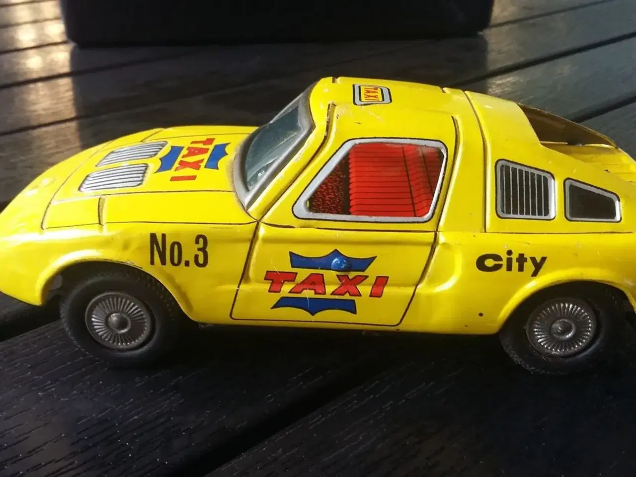 Billede 5 - Mercedes Benz Tin Toys Taxi no.3