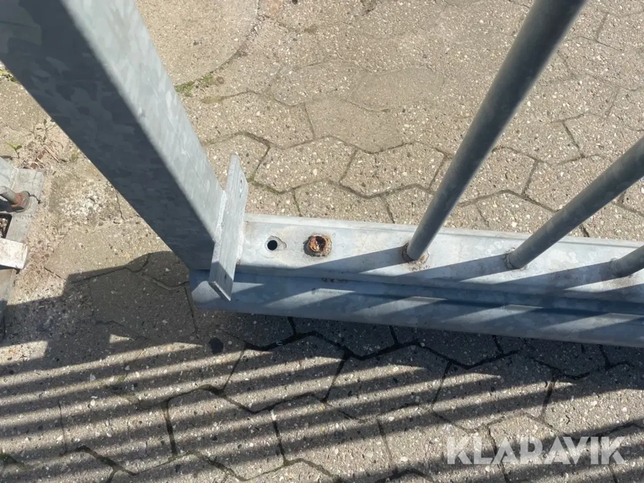 Billede 4 - Skydeport galvaniseret 10 meter